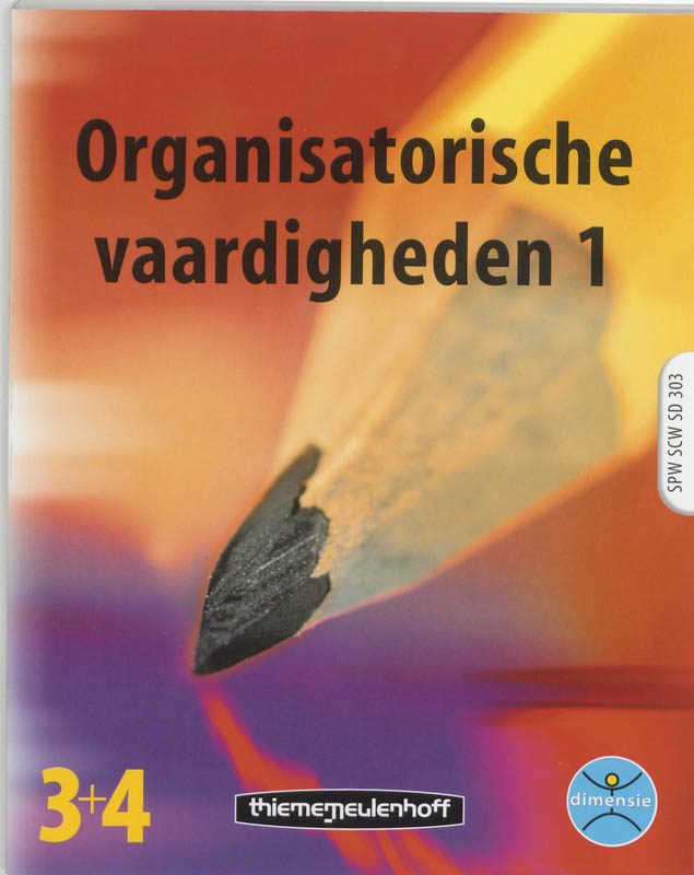 9789023842354-Organisatorische-vaardigheden-1-deel-Leerlingenboek-druk-1