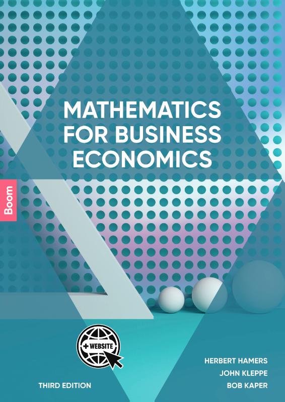 9789024428427 Mathematics for Business Economics