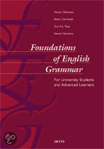 9789033456374 Foundations of English Grammar