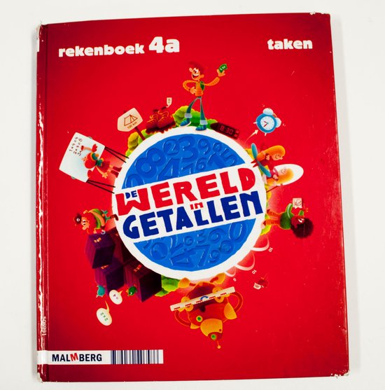 9789034546586 De wereld in getallen 4e editie groep 4 rekenboek a