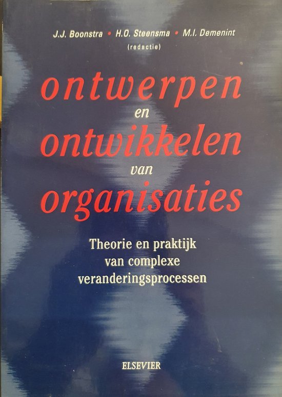 9789035216563 ONTWERPEN EN ONTWIKK ORGANISATIES  CDROM DR1