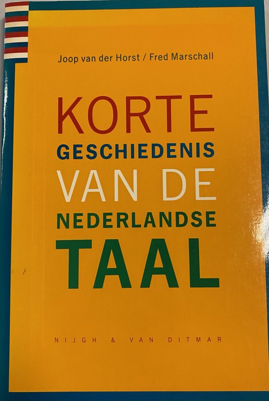 Korte geschiedenis van de Nederlandse taal