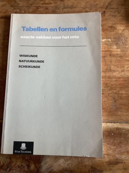 9789040102165 Tabellen en formules