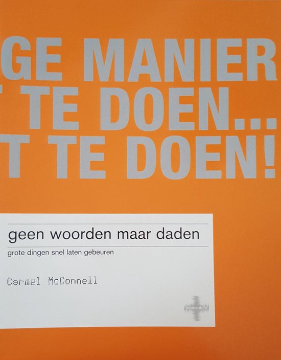 9789043005227 Geen woorden maar daden