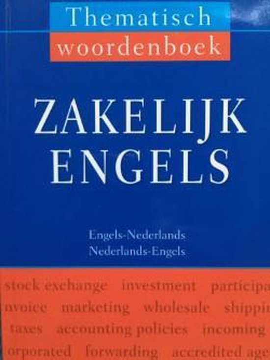 9789043816670 Thematisch woordenboek Zakelijk Engels