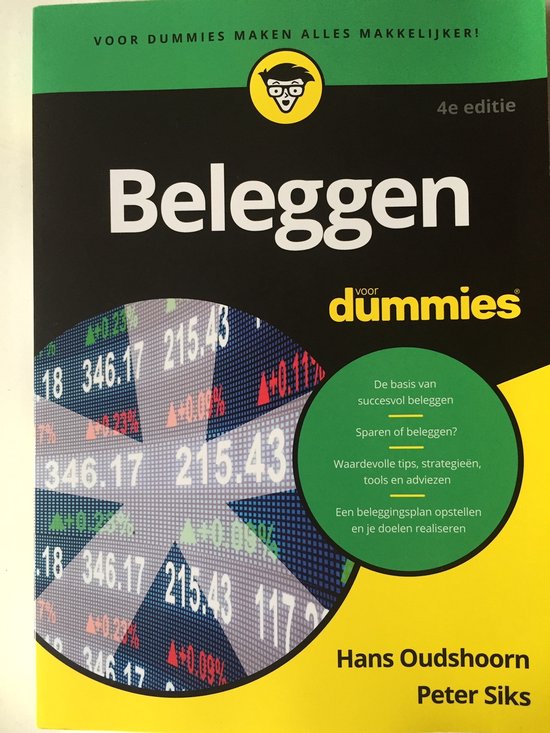 9789045353869 Beleggen voor dummies  4e editie 2017