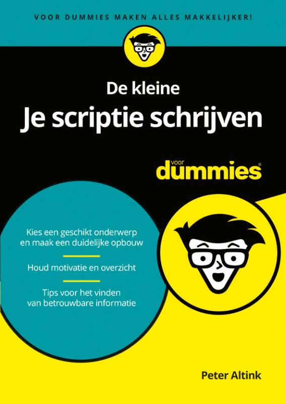 9789045356488 De kleine Je scriptie schrijven voor Dummies