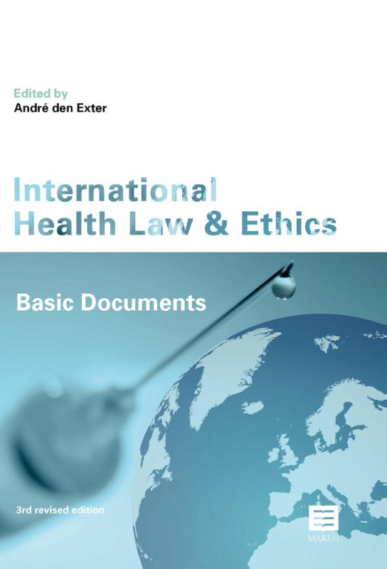 9789046607923 International Health Law  Ethics