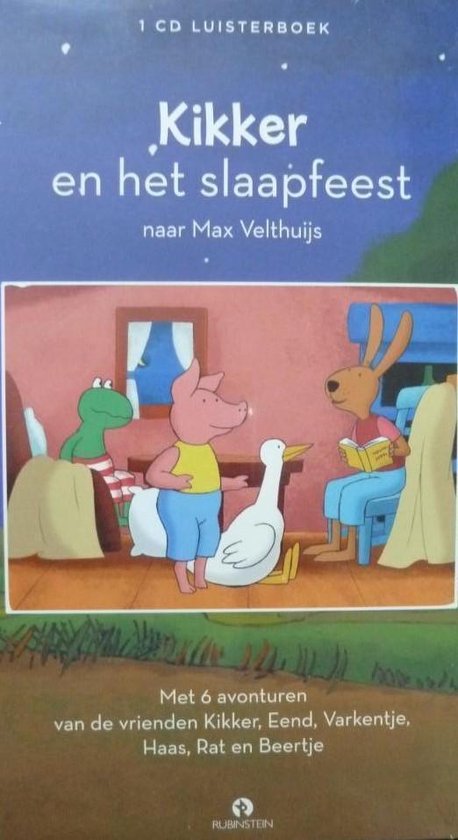 9789047623854-Kikker-en-het-slaapfeest--Max-Velthuis--1-cd--luisterboek
