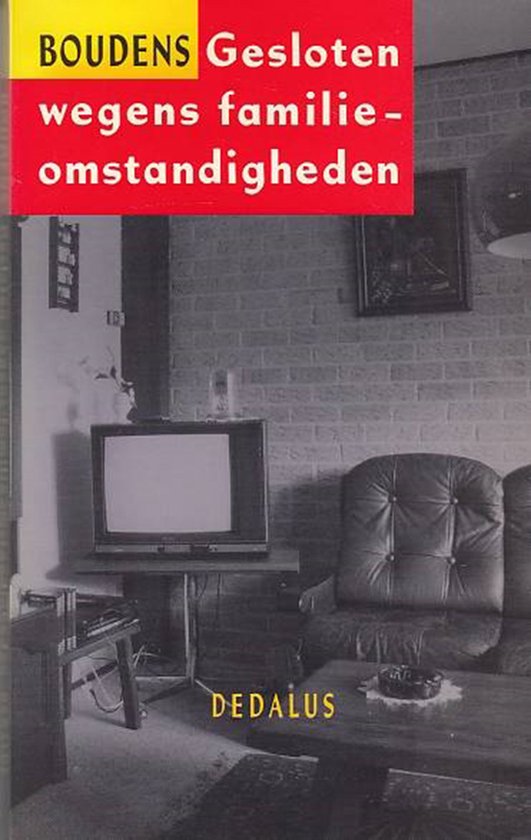 9789052810614 Gesloten wegens familieomstandigheden