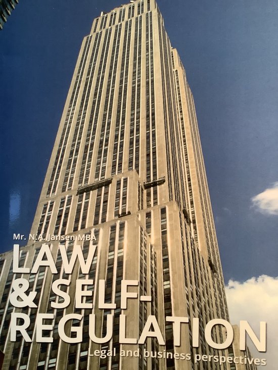 Law & self-regulation 