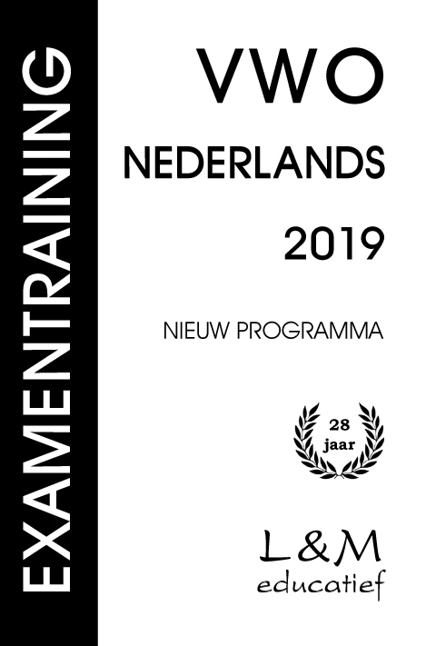 9789054894148 Examentraining vwo nederlands 2019