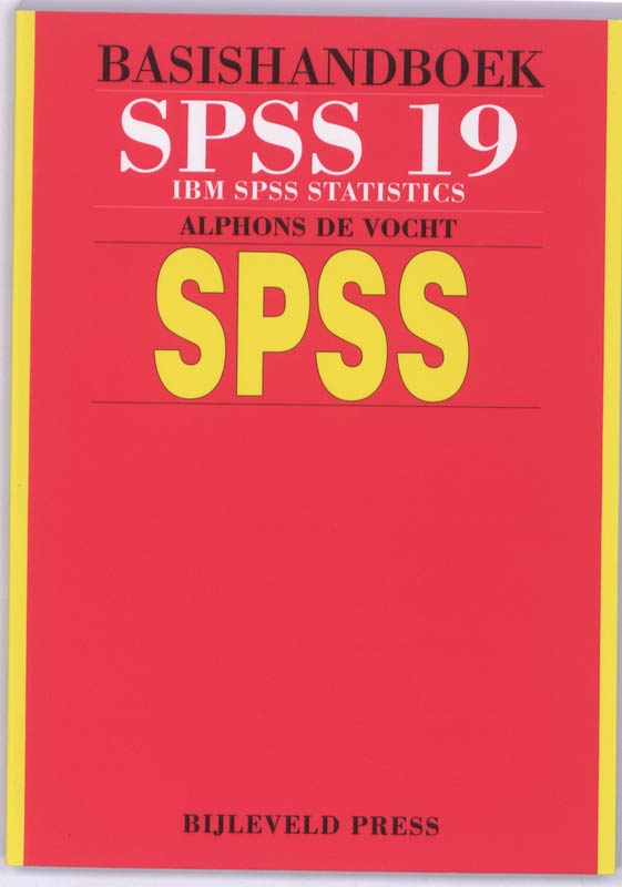 9789055482108 Basishandboek SPSS 19