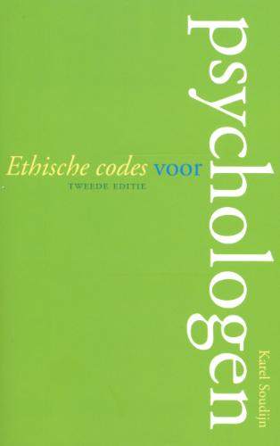 9789057122583 Ethische codes voor psychologen