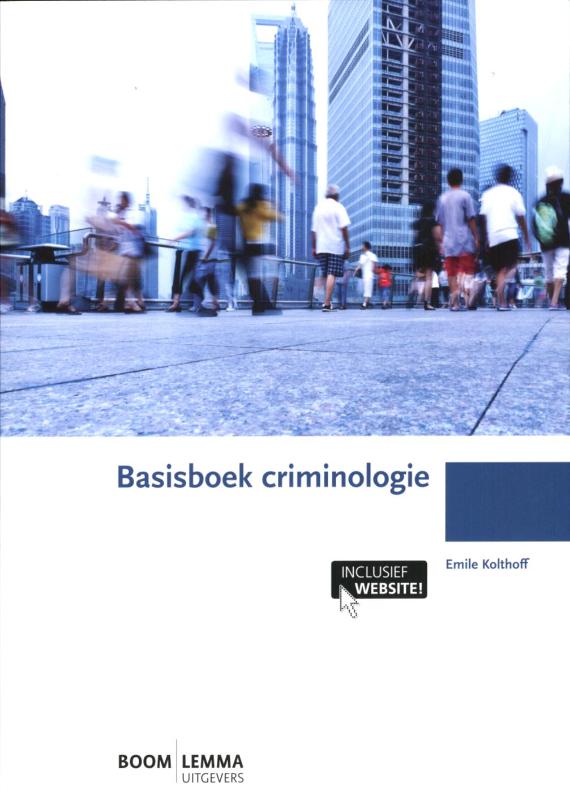 9789059317338 Boom studieboeken criminologie  Basisboek criminologie