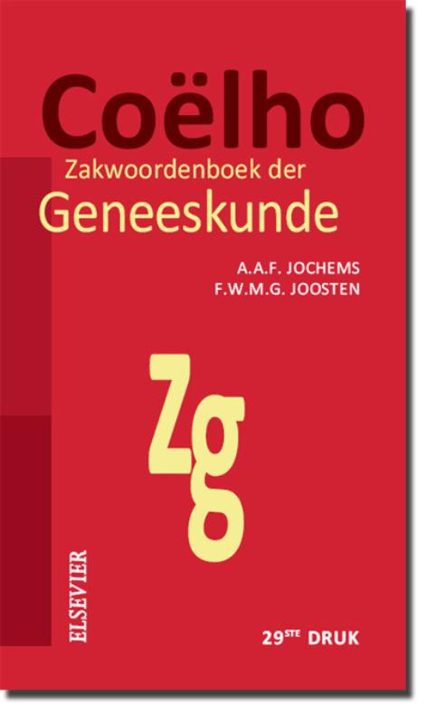 9789062287550 Colho Zakwoordenboek Der Geneeskunde  Druk 29