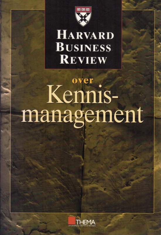 9789070512934 Harvard business review kennismanagement