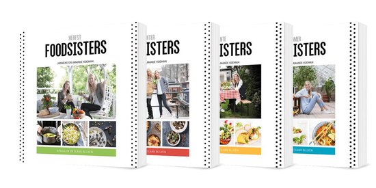 9789083051727 Jaarprogramma Foodsisters winterboek lenteboek zomerboek herf