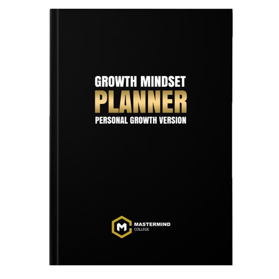 9789083072432 Mastermind College Growth Mindset Planner  Personal Growth Jour