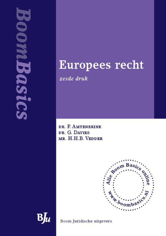 9789089742971 Boom basics Europees recht