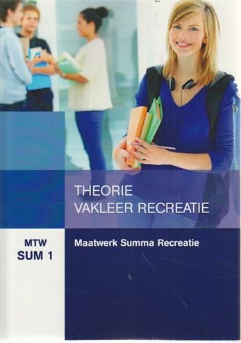 9789400212206 Maatwerk Summa College Theorie vakleer recreatie MTW SUM 1