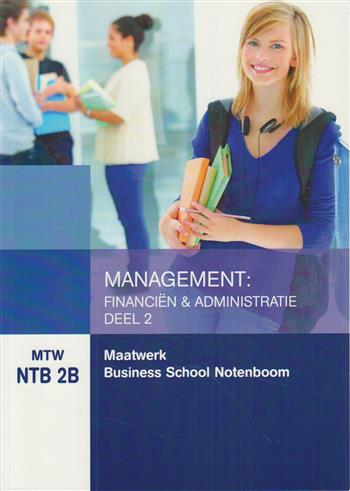 9789400212299 Maatwerk Notenboom Management Financien  administratie 2 MTW NTB 2b