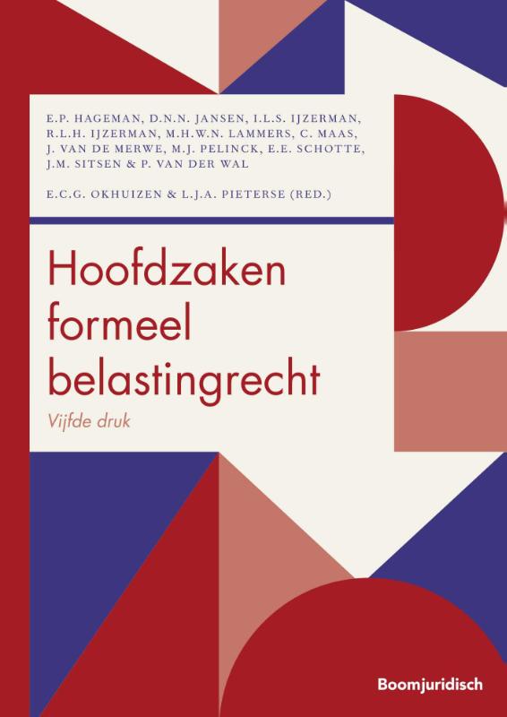 9789462907454 Boom fiscale studieboeken     Hoofdzaken formeel belastingrecht