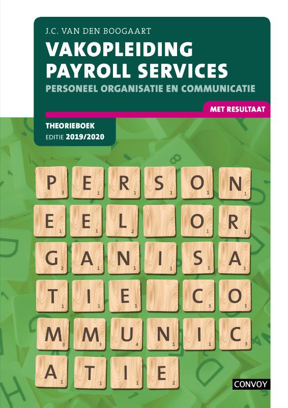 9789463171762 Vakopleiding Payroll Services 20192020 personeel organisatie communicatie Theorieboek