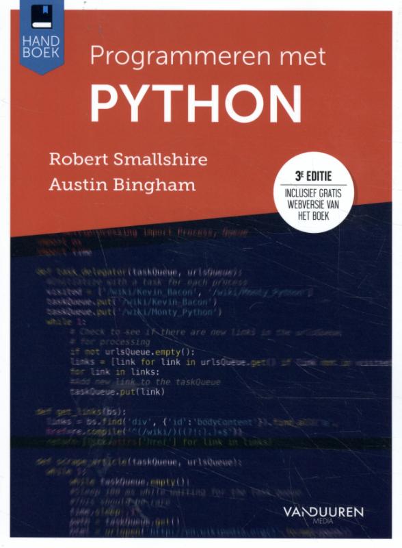 9789463562270 Handboek     Programmeren met Python
