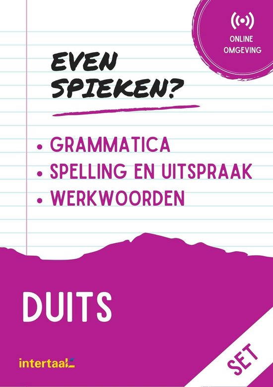 9789463923378-Even-Spieken--Duits-grammatica-spelling-uitspraak-set