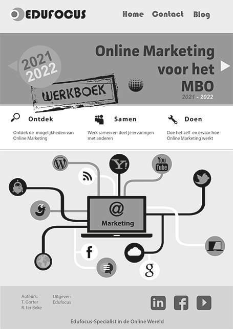 Werkboek Online Marketing voor het MBO 2021-2022