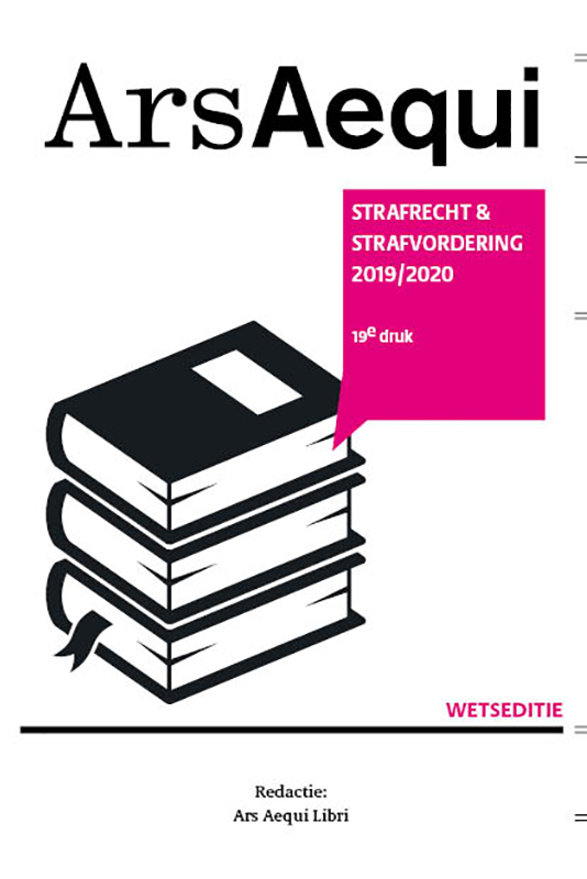 9789492766588 Ars Aequi Wetseditie     Strafrecht  strafvordering 20192020