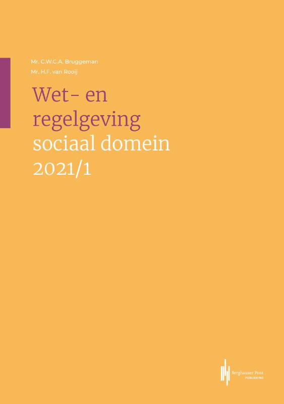 Wet- en regelgeving sociaal domein 2021