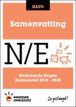 9789492981158 ExamenOverzicht  Samenvatting Nederlands en Engels HAVO