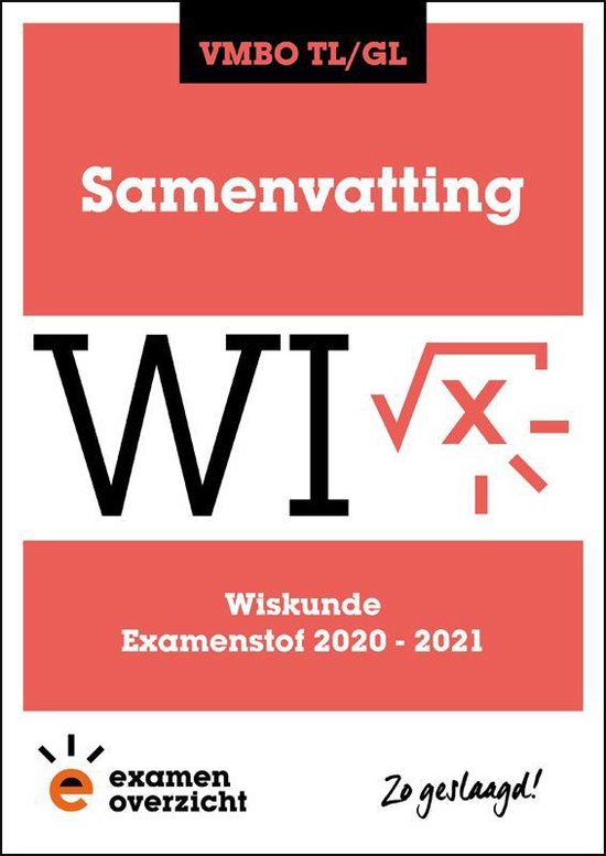 9789493190276 Samenvatting wiskunde VMBO TLGL