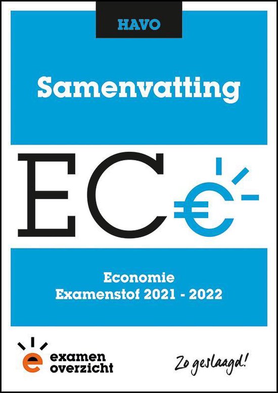 9789493190818-ExamenOverzicht--Samenvatting-Economie-HAVO