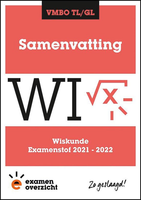 9789493237117-ExamenOverzicht--Samenvatting-Wiskunde-VMBO-TLGL