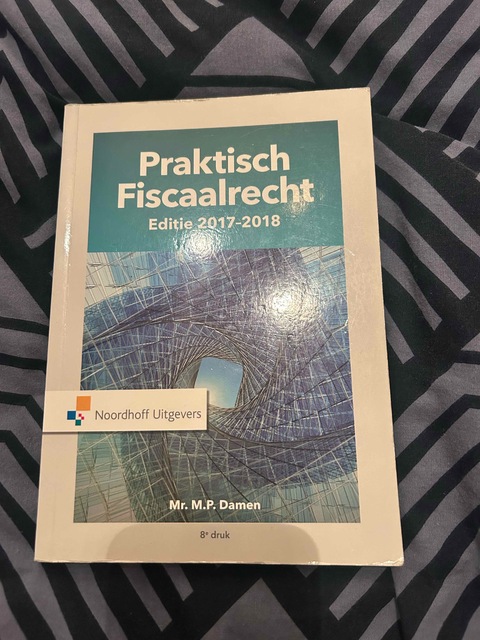 9789001876890-Praktisch-Fiscaalrecht-2017-2018