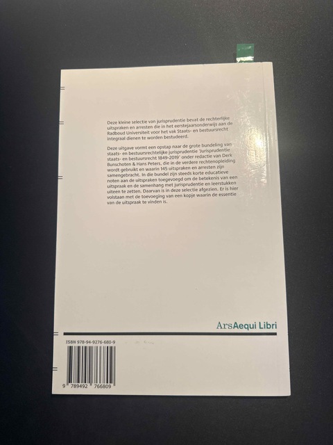 9789492766809-Jurisprudentie-Inleiding-Staats-en-bestuursrecht-1879-2019