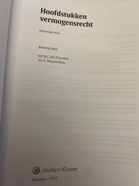 9789013167177-Hoofdstukken-vermogensrecht