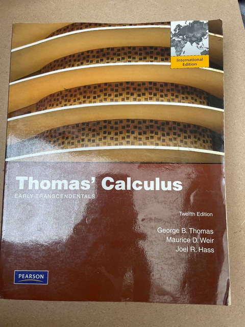 9780321636324-Thomas-Calculus