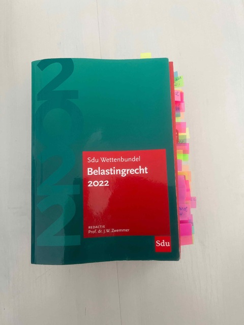 9789012407526-Sdu-Wettenbundel-Belastingrecht-2022