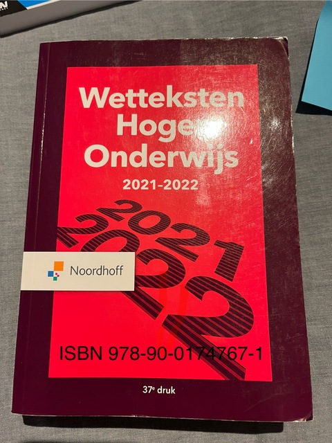 9789001747671-Wetteksten-hoger-onderwijs-2021-2022