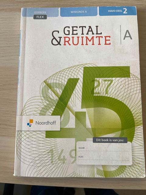 9789001745554-Getal-amp-Ruimte-wiskunde-A-HAVO-Deel-2