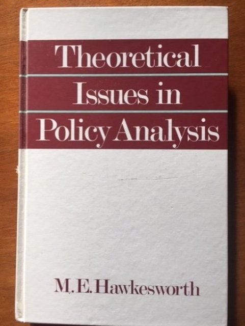 9780887068409-Theoretical-Issues-in-Policy-Analysis