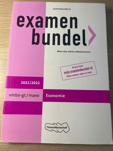 9789006491340-Examenbundel-vmbo-gtmavo-Economie-20212022