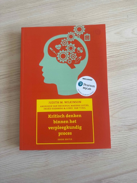 9789043037105-Kritisch-denken-binnen-het-verpleegkundig-proces-6e-editie-met-MyLab-NL-toegangscode