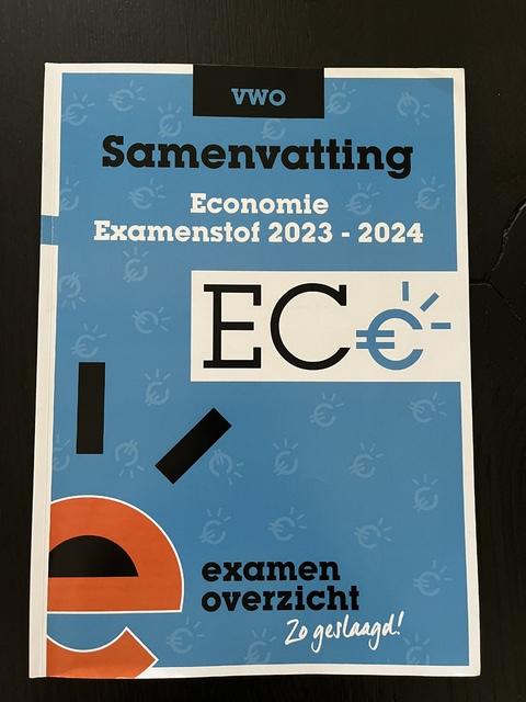 9789464381948-Examenoverzicht-Samenvatting-economie-vwo-2023-2024