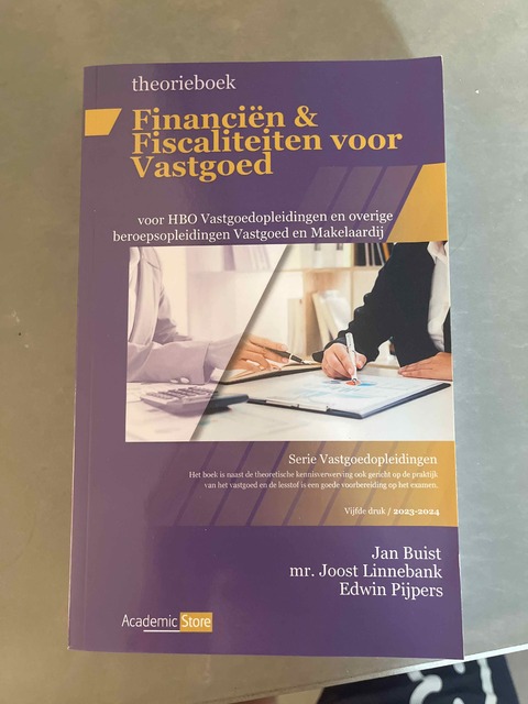 9789083285986-Theorieboek-Fanancien-Fiscaliteiten-voor-Vasgoed