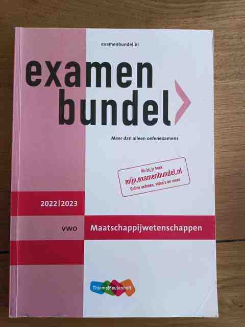 9789006639667-Examenbundel-vwo-Maatschappijwetenschappen-20222023